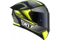 Kyt TT-COURSE Tourist full face helmet Matt Fluo Yellow