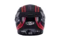 KYT full face helmet Venom Strike black red fluo