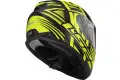 LS2 full-face helmet FF320 Stream Bang Black Hi-Vision Yellow