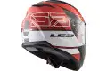 LS2 FF320 STREAM EVO KUB full face fiber helmet Rosso Nero
