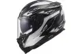 LS2 FF327 CHALLENGER GP BLACK WHITE full face helmet