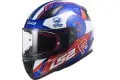 LS2 FF353 RAPID STRATUS GLOSS BLUE RED WHITE full face helmet