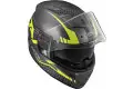 LS2 full-face helmet FF390 Breaker Split Matt Titanium Hi-Vision Yellow