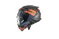 Premier DEVIL FZ93 BM 22.06 Black Orange Blue Full Face Helmet