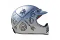 Premier full face helmet MX NX Chromed fiber silver