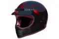 Premier full face helmet MX NX Chromed fiber red