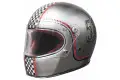 Premier full face helmet Trophy FL Chromed fiber silver