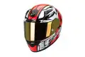 Casco integrale Scorpion Exo 2000 Evo Air Bautista Rosso Neon