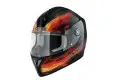 Shark full-face fiber helmet RSI Fireshark Pinlock Black Orange Red