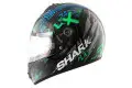 Casco integrale Shark S600 Play nero verde blu