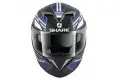 Casco integrale Shark S700-S Tika Mat nero blu bianco opaco