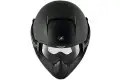 Integral Motorcycle Helmet Shark VANCORE With Goggles Matte Blac