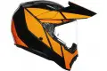 AGV AX9 MPLK MULTI full face helmet TRAIL GUNMETAL ORANGE