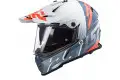 LS2 MX436 PIONEER EVO EVOLVE full face touring helmet WHITE COBALT