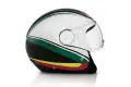 Jet helmet Acerbis X-jet On Bike Green White Black