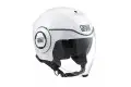 Casco jet Agv Fluid Mono bianco perla