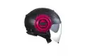 Casco jet Agv Fluid Multi Pix nero fucsia