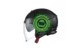 Casco jet Agv Fluid Multi Pix nero verde