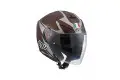 Casco jet Agv K-5 Jet Multi Threesixty bronzo grigio