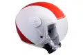 CGM 205L Orlando kid jet helmet Red White