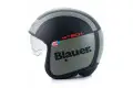 Blauer jet helmet Pilot 1.1 graphic G fiber matt black green