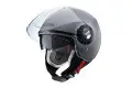 Caberg Riviera V3 jet helmet matt gun metal