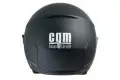 CGM 107A Florence shaped visor jet helmet black rubberized