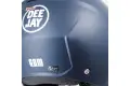 CGM 107DJ1 Deejay shaped visor jet helmet blue rubberized