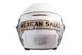 CGM 107S Cancun shaped visor jet helmet metal white