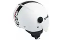 CGM Deejay 107DJ2 jet Helmet Metal White