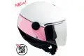 CGM Deejay 107DJ3 jet Helmet Metal Pink