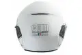 CGM Rome 107G jet Helmet Metal White
