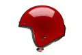 Casco jet Givi 20.7 Oldster rosso nero