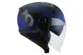 Kyt D-CITY COLORFUL jet helmet Matt blue