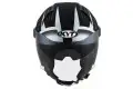 Kyt D-CITY LUCENT jet helmet Matt black Silver