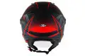 Kyt D-CITY LUCENT jet helmet Black Red