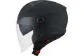 Kyt D-CITY Plain Jet Helmet Matte Black