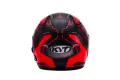 KYT jet helmet Hellcat Superfluo red