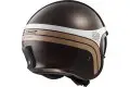 LS2 OF599 SPITFIRE SUNRISE jet helmet Marrone Bianco