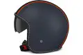 Momo Design Blade jet helmet Matt Grey Red