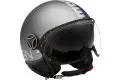 Momo Design Fighter Evo Joker jet helmet Blue Clear Grey