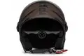 Momo Design jet helmet Fighter EVO tobaco black