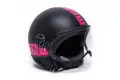 Jet helmet Momo Design Fighter Fluo Matt Black Fluo