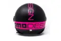 Jet helmet Momo Design Fighter Fluo Matt Black Fluo