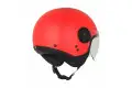 Casco jet Origine Neon Easy Rosso fluo Nero opaco