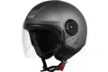 Jet helmet Origine Neon Scoop Matt Titanium Black