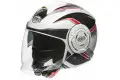 Premier COOL PX8 jet helmet White Black Red