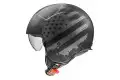 Premier jet helmet ROCKER AM 9 BM Black Matt Gray