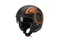 Casco jet Scorpion Belfast Citurban nero arancio opaco