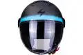 Scorpion EXO CITY BLURR jet helmet Silver Matt Blue
